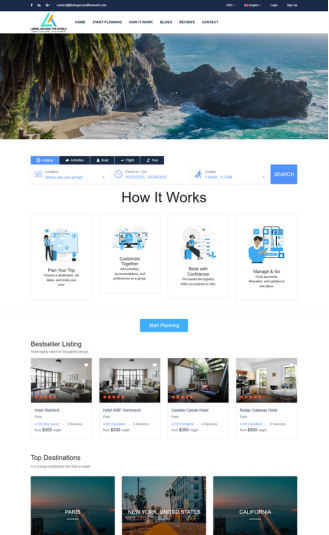 Your all in one trip planner, travel cheerleader, and peace of mind provider. Laravel based project